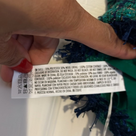 NWT Endless Rose Premium Cropped Tweed Top - Picture 7 of 12